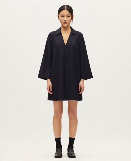 Mini trapeze dress H695 night sky 5wdr197w70 by COMPTOIR DES COTONNIERS