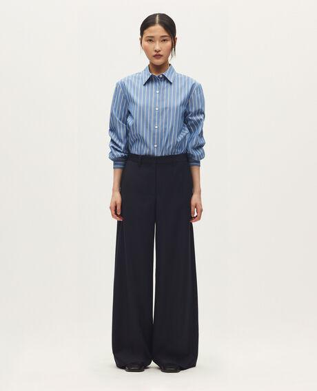 Wide loose trousers H695 night sky 5wpa087w70 by COMPTOIR DES COTONNIERS