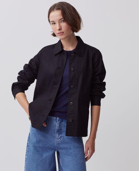 Workwear jacket H091 black beauty 5sja217l11 by COMPTOIR DES COTONNIERS