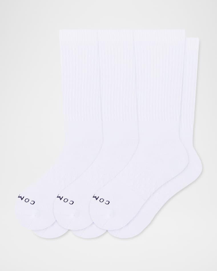Men's 3-Pack Cotton Crew Socks by COMRAD