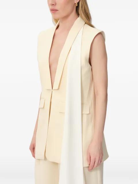 Shore pocket V-neck vest by CONCEPTO