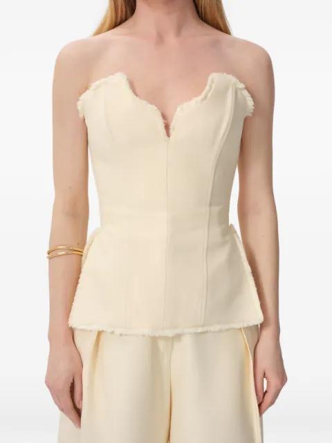 fringed corset by CONCEPTO