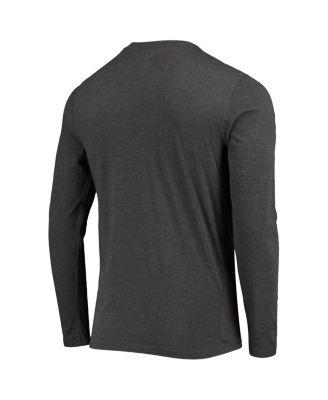 Men's 2-Piece Cardinal/Heathered Charcoal San Diego State Aztecs Meter Long Sleeve Top and Pants Sleep Set by CONCEPTS SPORT