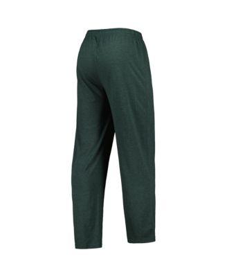 Men's Green/Charcoal Ohio Bobcats Meter Long Sleeve Top and Pants Sleep Set by CONCEPTS SPORT