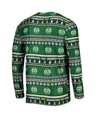 Men's Green Colorado State Rams Swivel Long Sleeve T-shirt and Pants Sleep Set by CONCEPTS SPORT