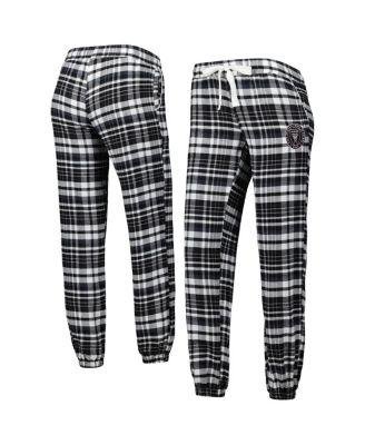 Women's Black Inter Miami CF Mainstay Flannel Sleep Pants by CONCEPTS SPORT