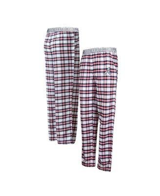 Women's Navy, Red Atlanta Braves Sienna Flannel Sleep Pants by CONCEPTS SPORT