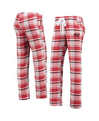 Women's Red, Black Tampa Bay Buccaneers Accolade Flannel Pants by CONCEPTS SPORT