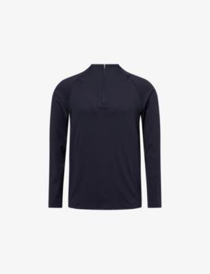 Core Quarter Zip Stretch-Woven Top by CONDITION