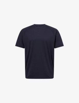 Core Raglan-Short-Sleeves Stretch-Woven T-Shirt by CONDITION