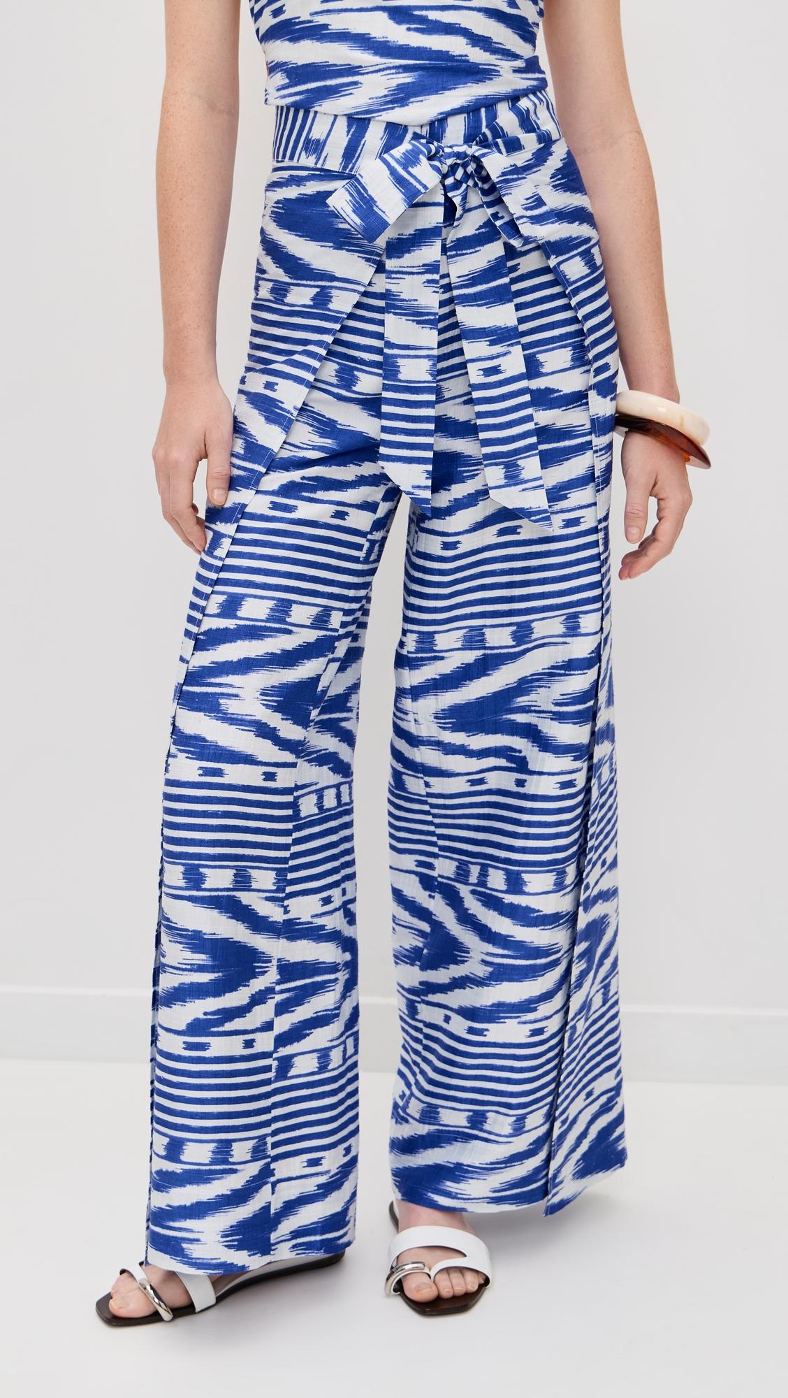 Silk Two Panel Wrap Pants by CONIGLIO PALM BEACH