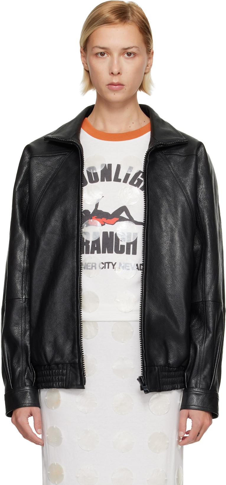 Batwing Leather Jacket by CONNER IVES