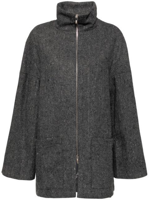 reconstituted military blanket coat by CONNER IVES