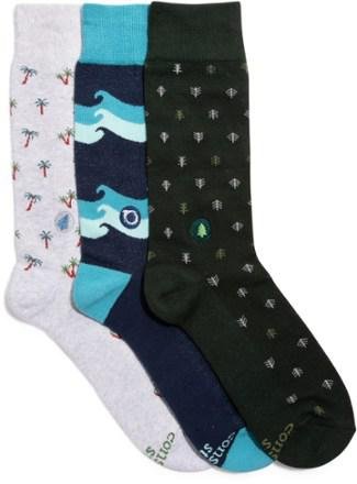 Protect the Planet Socks Gift Box - 3 Pairs by CONSCIOUS STEP