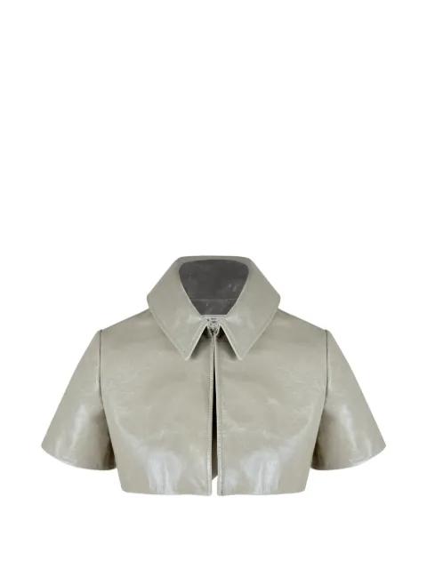 Circe leather bolero jacket by CONTESSA MILLS