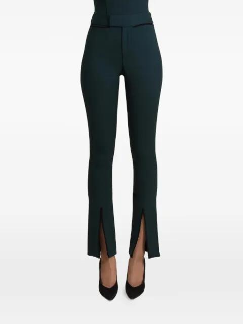 Helix slit-hem trousers by CONTESSA MILLS