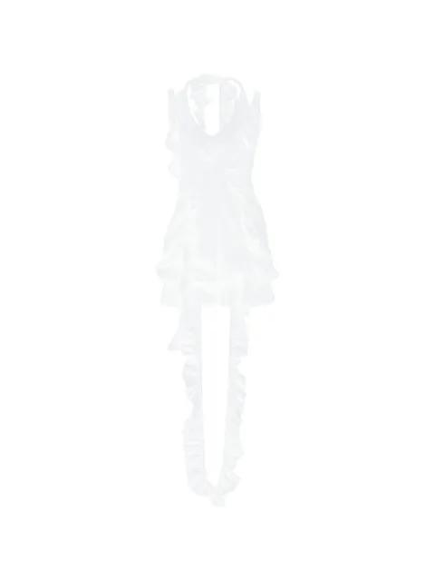 Holland ruffle-trimmed romper by CONTESSA MILLS