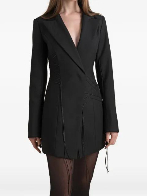 Jupe lace-up mini dress by CONTESSA MILLS