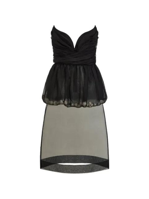 Mary strapless peplum top by CONTESSA MILLS