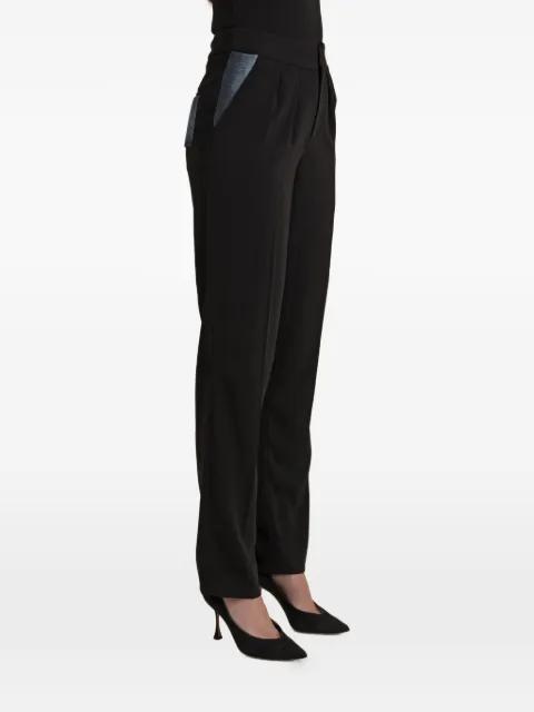Medusa fringe-detail trousers by CONTESSA MILLS