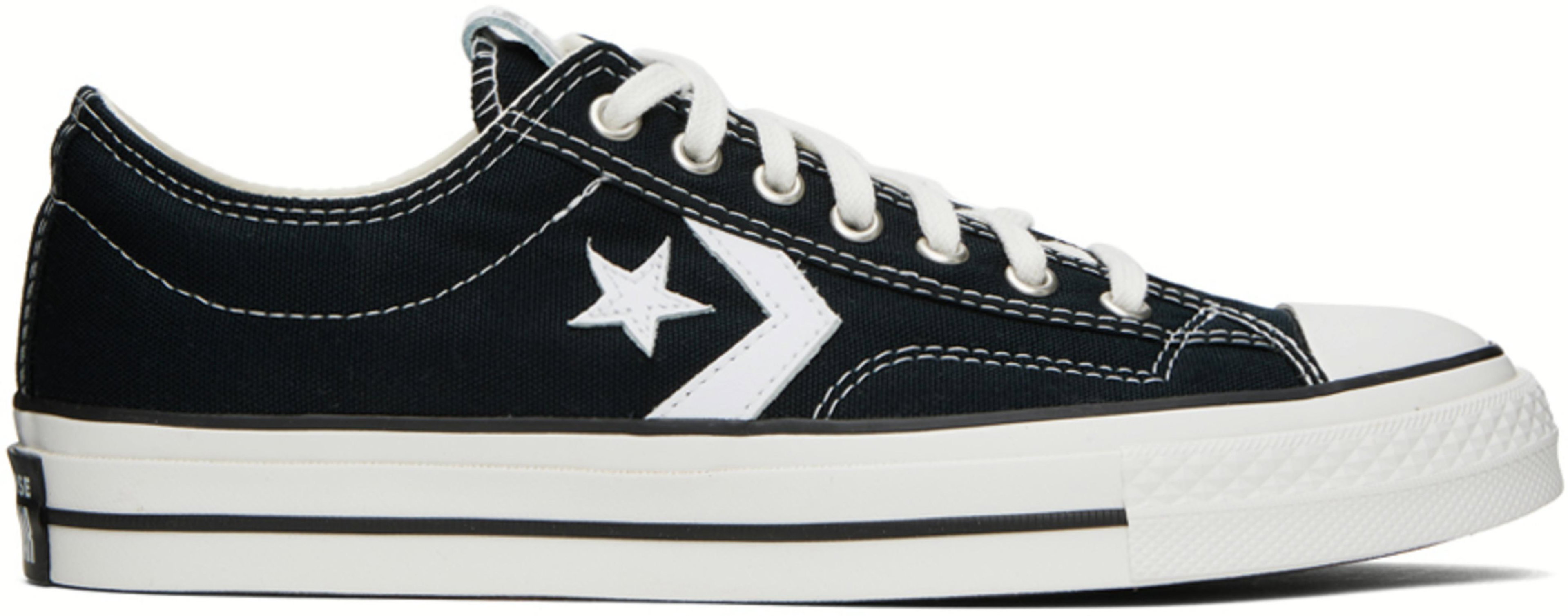 Black Star Player 76 Sneakers by CONVERSE
