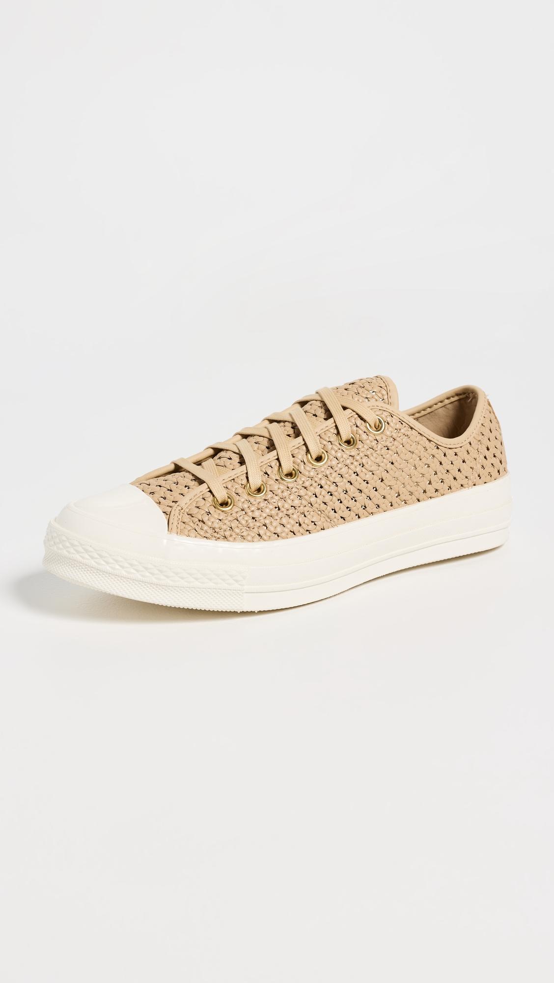 Chuck 70 Woven Leather Sneakers by CONVERSE