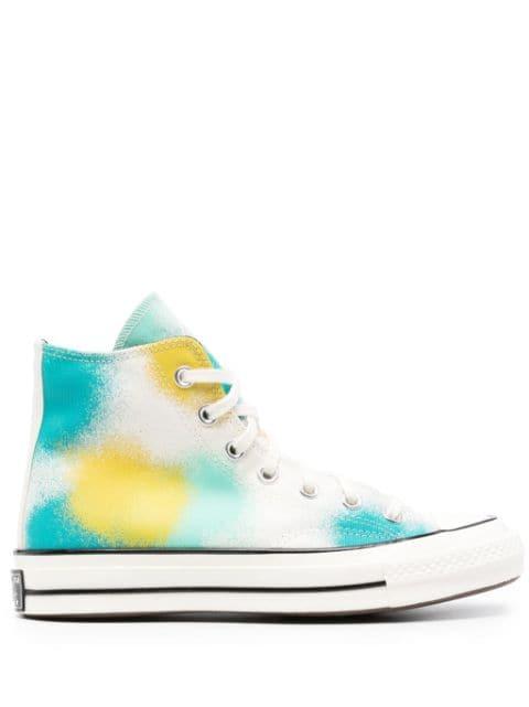 Chuck 70 spray-print sneakers by CONVERSE