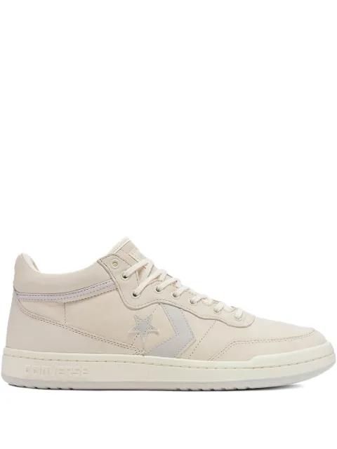 Fastbreak Pro Leather Mid "Egret Barely Grey" sneakers by CONVERSE