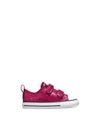 Girls' Chuck Taylor All Star 2V Ox Glitter Sporty Sneakers - Toddler by CONVERSE