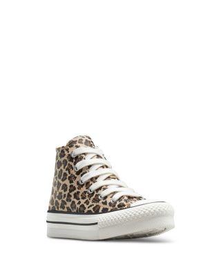 Girls' Chuck Taylor All Star EVA Lift Hi Leopard Sneakers - Big Kid by CONVERSE