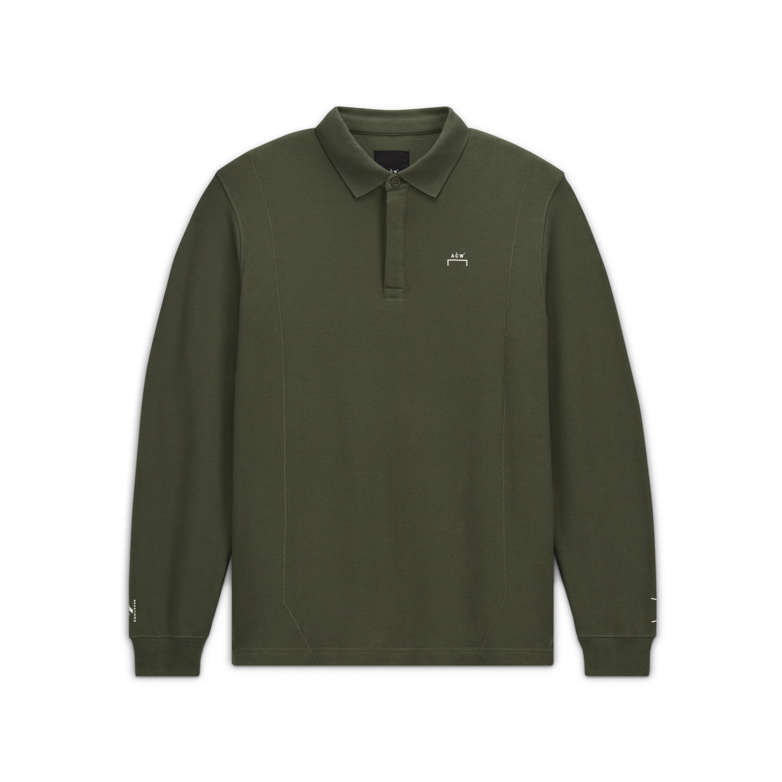 Men's Converse x A-COLD-WALL* Long Sleeve Polo by CONVERSE Men's Converse x A-COLD-WALL* Long Sleeve Polo by CONVERSE
