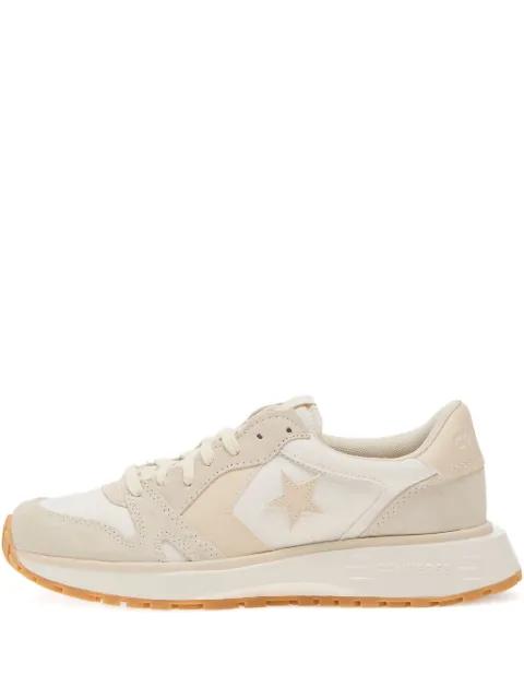 Omni logo-patch suede sneakers by CONVERSE