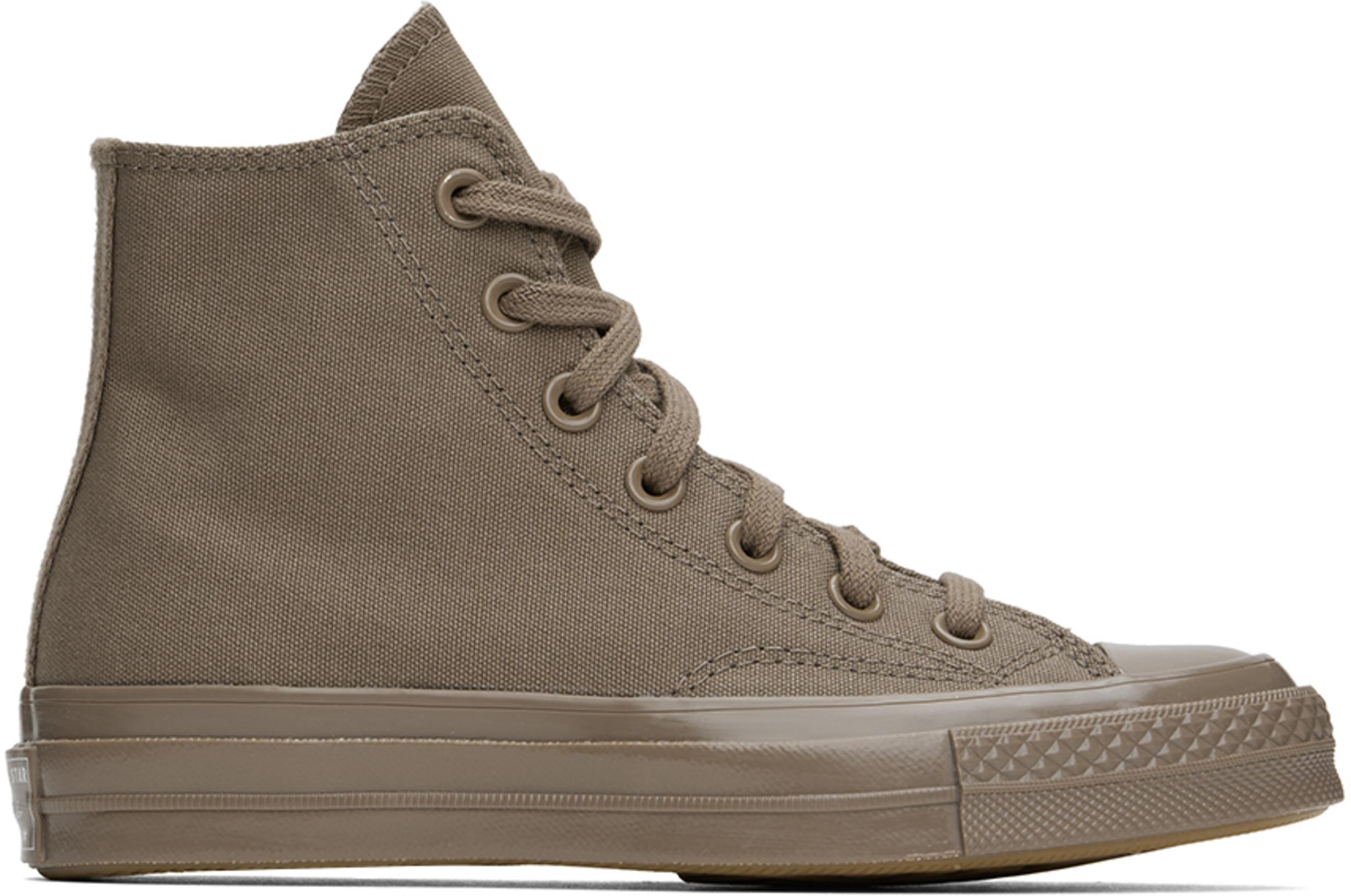 Taupe Chuck 70 Monochrome Sneakers by CONVERSE