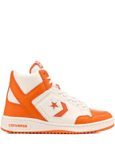 Weapon Mid "Orange Vintage White" sneakers by CONVERSE