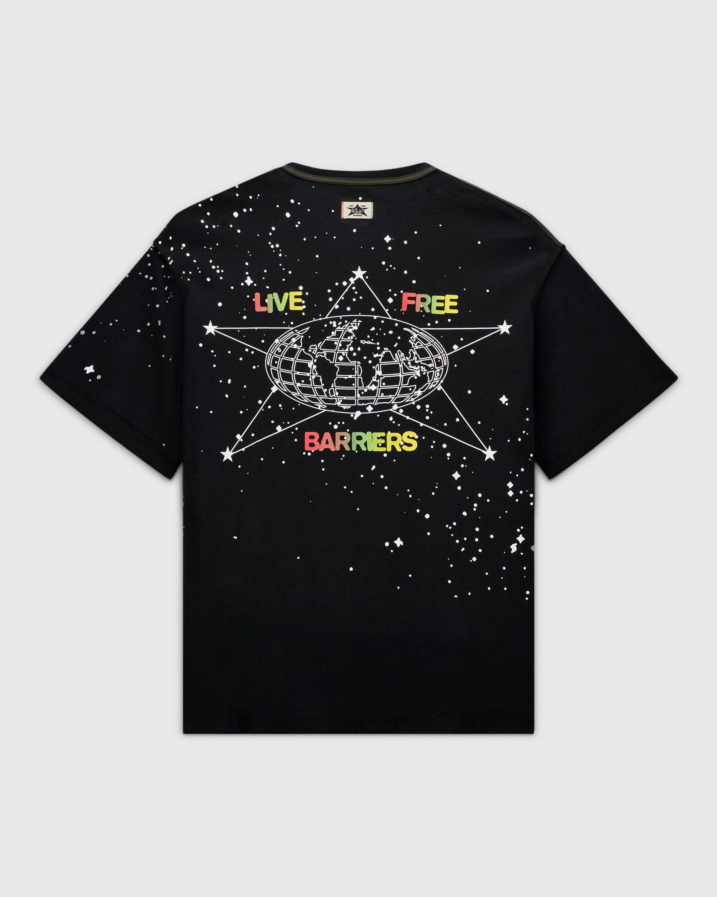 Court Ready Crossover Tee Black by CONVERSE X BARRIERS