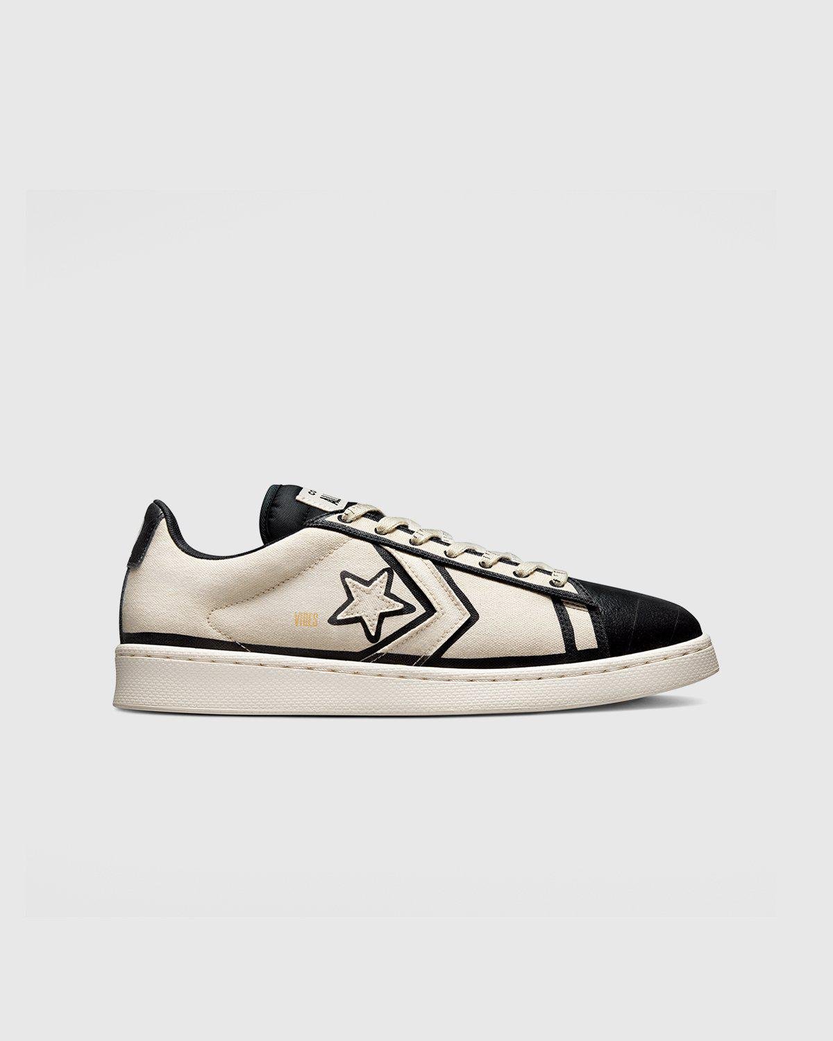 Pro Leather Ox Natural Ivory/Black/White by CONVERSE X JOSHUA VIDES