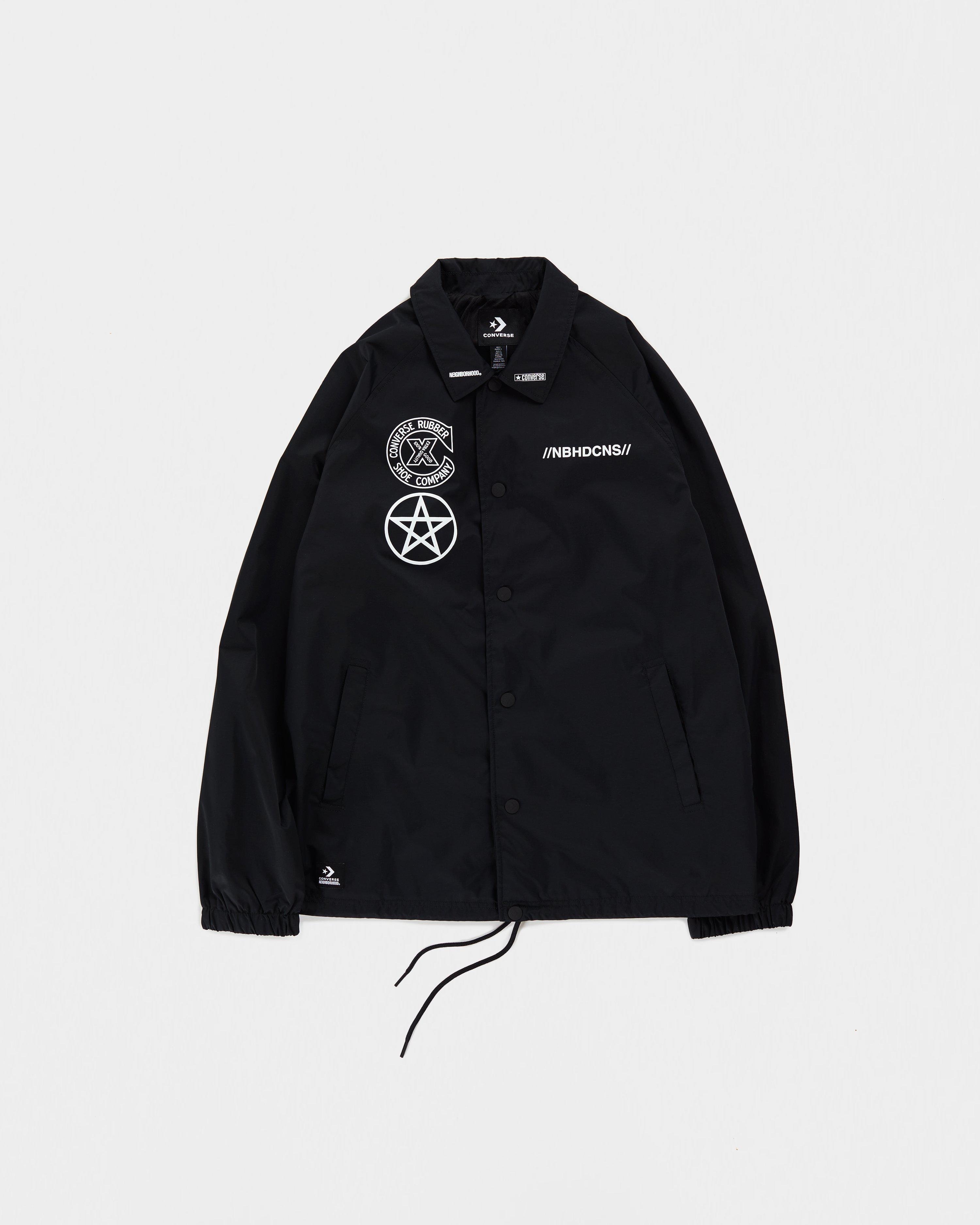 Black Coaches Jacket by CONVERSE X NBHD
