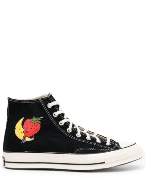 cartoon-print hi-top sneakers by CONVERSE