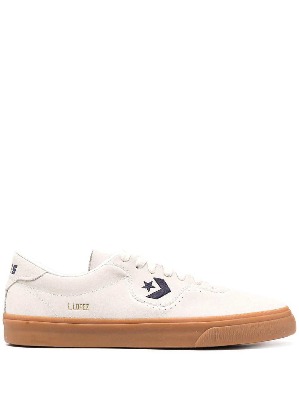 embroidered logo low-top sneakers by CONVERSE