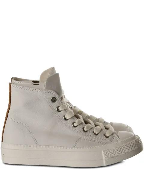 high-top leather sneakers by CONVERSE