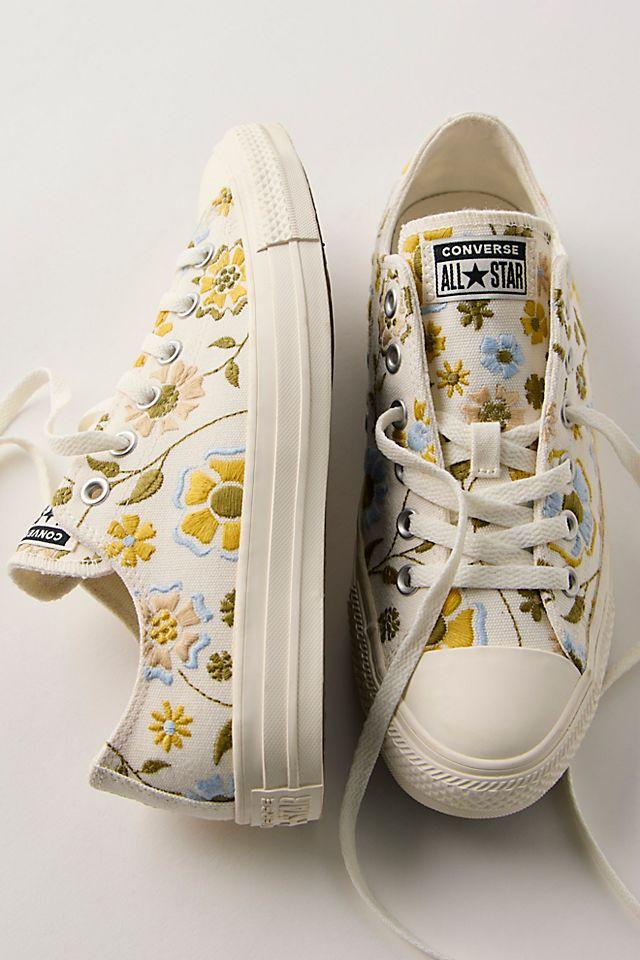 Chuck Taylor All Star Retro Flowers Low-Top Sneakers by CONVERSE | F P MOVEMENT