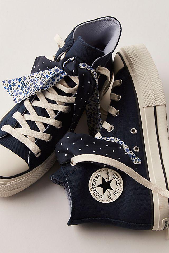 Chuck Taylor All Star Ribbon Lift High-Top Sneakers by CONVERSE | F P MOVEMENT