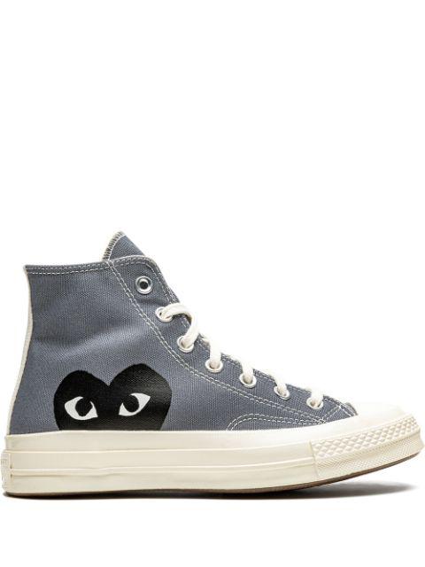 x Comme Des Garçons Play Chuck 70 Hi "Steel Gray" sneakers by CONVERSE