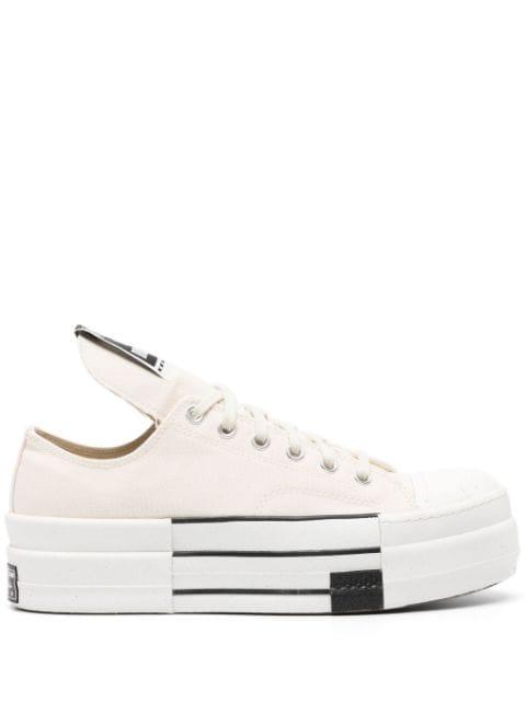 x DRKSHDW oversized-tongue lace-up sneakers by CONVERSE