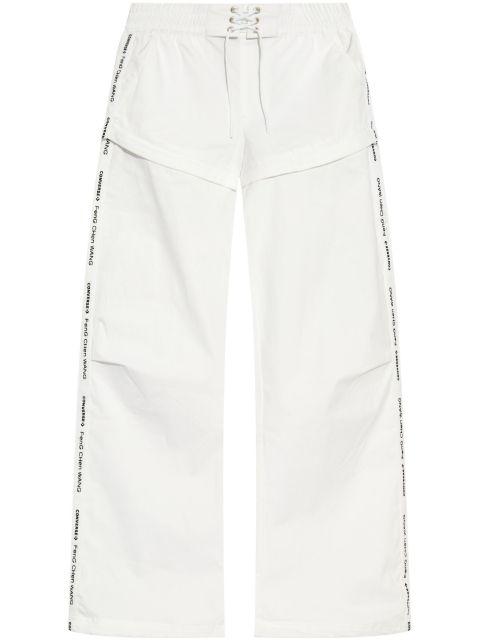 x Feng Chen Wang flocked-logo cargo trousers by CONVERSE