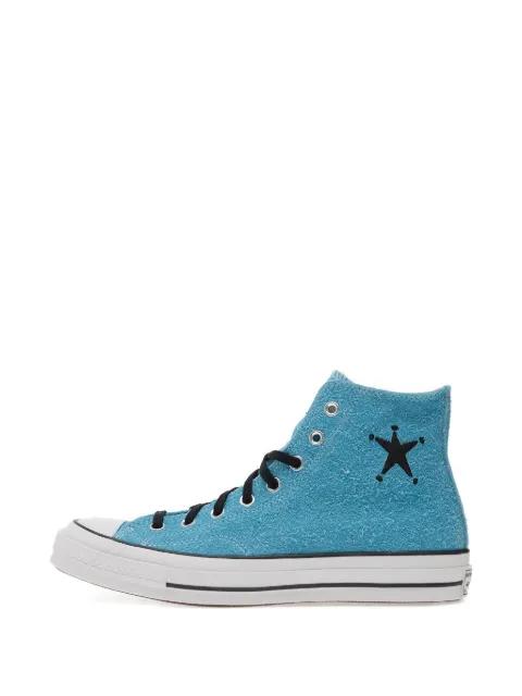x Stussy Chuck 70 star-detail high-top sneakers by CONVERSE