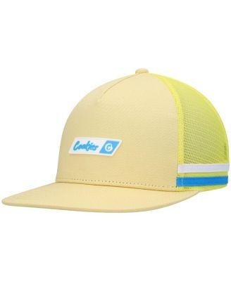 Men's Yellow Bal Harbor Trucker Snapback Hat by COOKIES