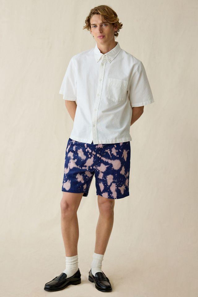 Cookman Bleach Dye Corduroy Chef Shorts by COOKMAN