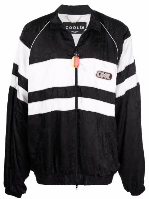 monogram logo-print zip jacket by COOL T.M