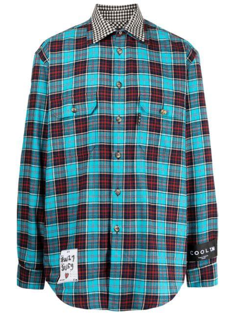 reversible plaid shirt by COOL T.M